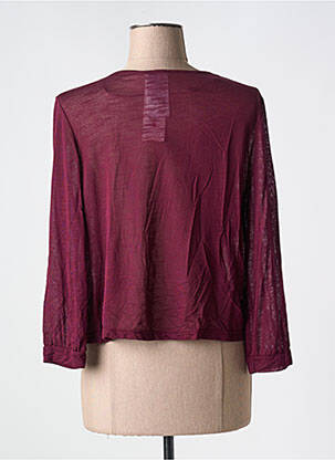 Gilet manches longues manches 3/4 rouge STREET ONE femme