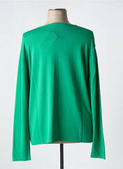 Gilet manches longues vert QUATRE VINGT JOURS pour femme seconde vue