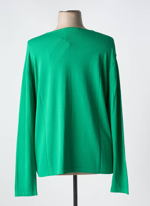 Gilet manches longues vert QUATRE VINGT JOURS pour femme