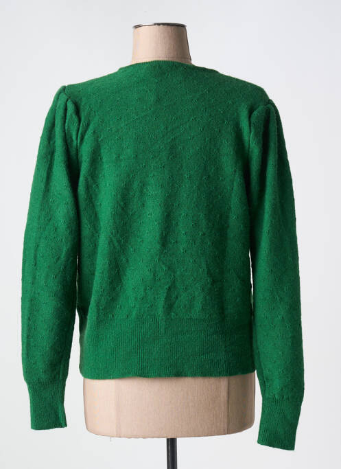 Gilet manches courtes vert COMPAÑIA FANTASTICA pour femme