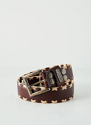 Ceinture coutures renforcées marron SENDRA femme