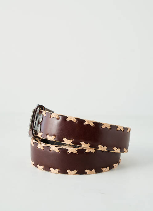 Ceinture coutures renforcées marron SENDRA femme