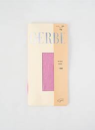 Chaussettes stretch rose GERBE femme
