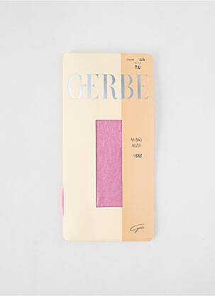 Chaussettes stretch rose GERBE femme