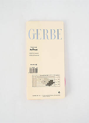 Chaussettes stretch rose GERBE femme