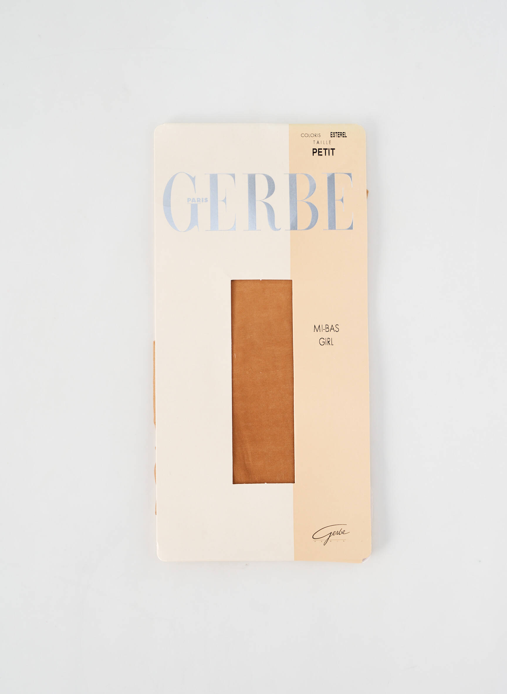 Chaussettes imprimé fantaisie marron GERBE femme