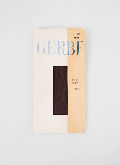 Chaussettes marron GERBE pour femme