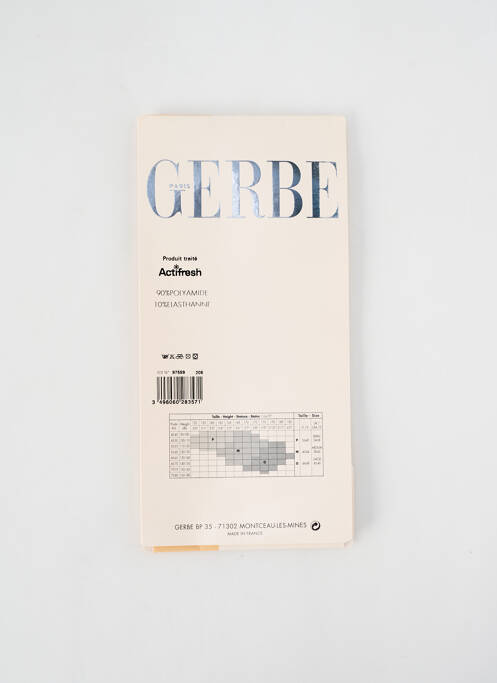 Chaussettes marron GERBE pour femme