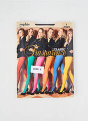 Collants violet TRASPARENZE pour femme seconde vue