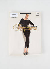 Legging noir TRASPARENZE pour femme seconde vue