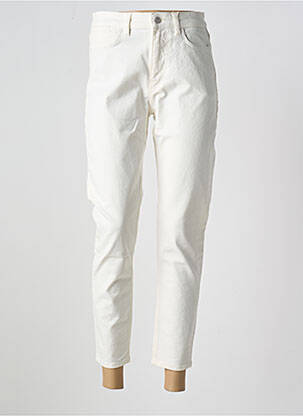 Jean coupe mom poches taille haute beige ESPRIT femme