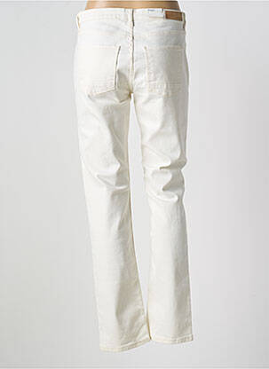 Jeans coupe droite stretch taille normale beige ESPRIT femme