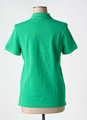 Polo broderie manches courtes vert ESPRIT femme