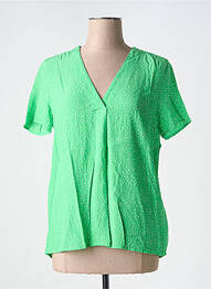 Blouse manches courtes manches courtes vert ESPRIT femme