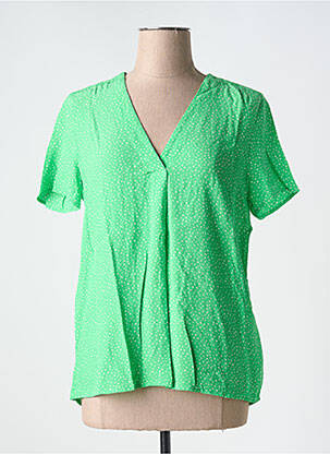 Blouse manches courtes manches courtes vert ESPRIT femme
