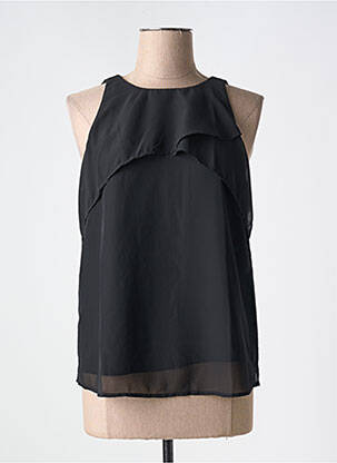 Top coupe fluide sans manche noir ESPRIT femme