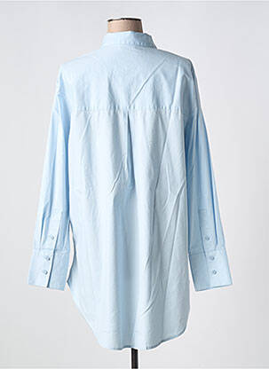 Tunique manches longues col chemisier bleu ESPRIT femme