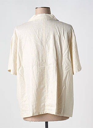Chemisier manches courtes manches courtes beige ESPRIT femme
