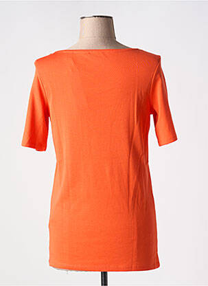 T-shirt sérigraphie avec strass manches courtes orange !OHO! femme