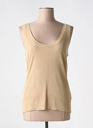 Pull stretch sans manche marron ESPRIT femme
