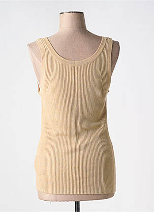 Pull stretch sans manche marron ESPRIT femme