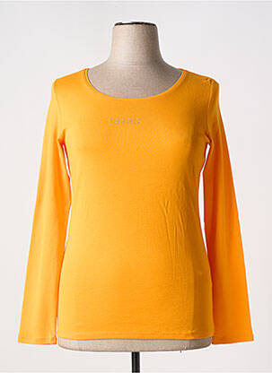 T-shirt manches longues manches longues orange ESPRIT femme