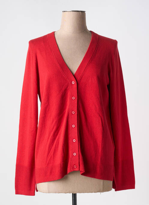 Gilet manches longues stretch rouge ESPRIT femme