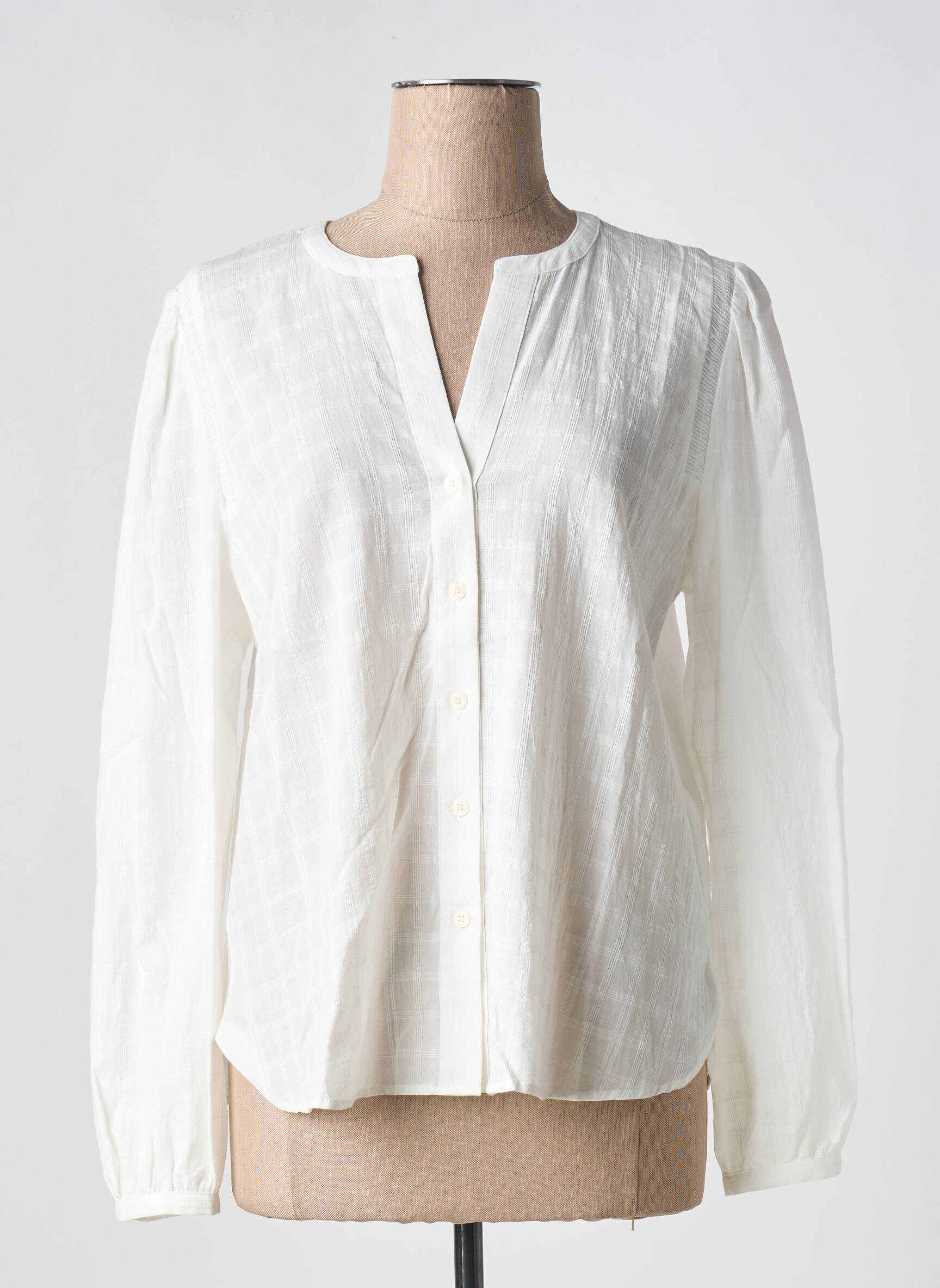 Chemisier Coupe Cintrée Beige Esprit Femme 2644298-beige0 Modz