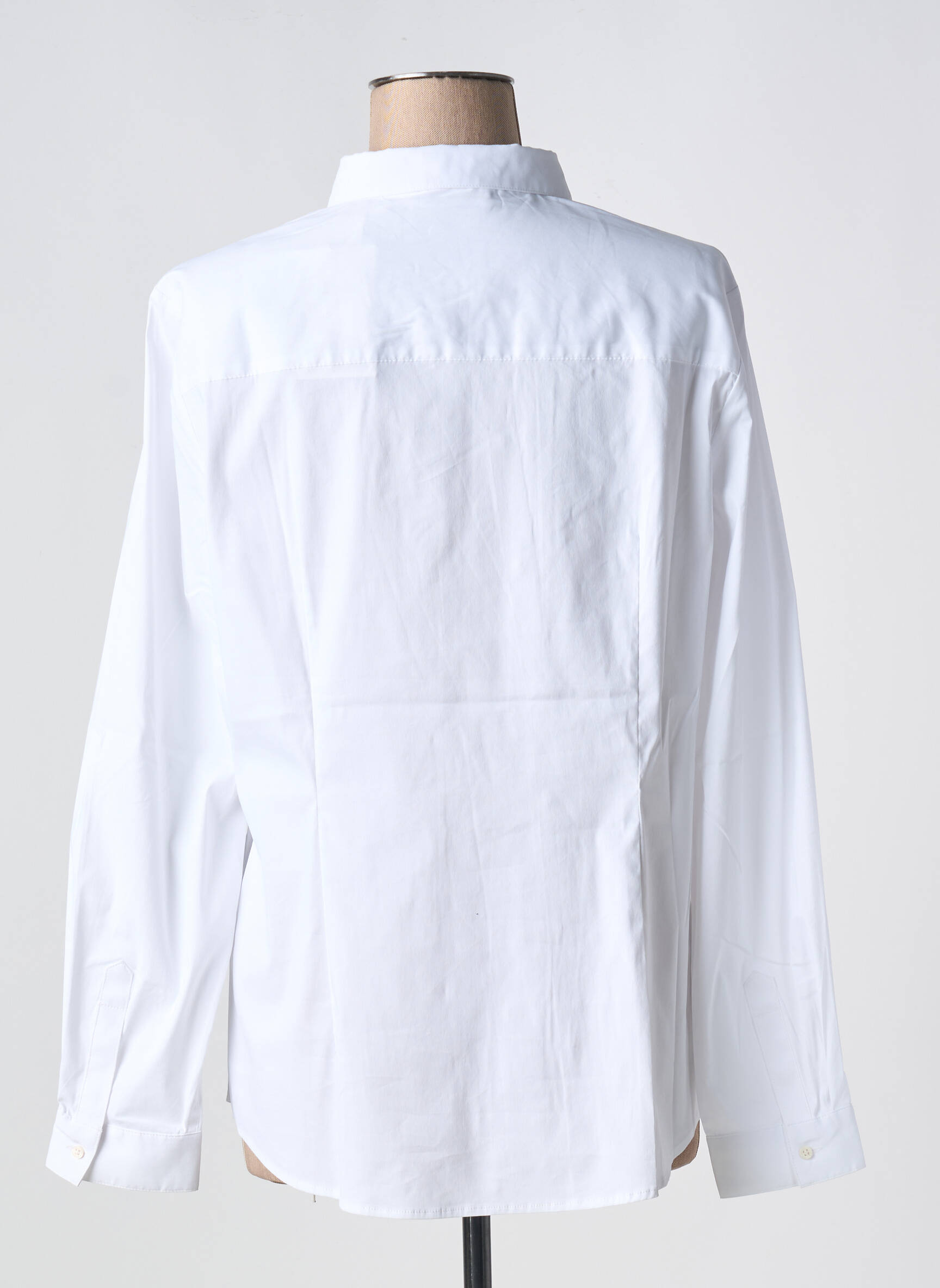 Chemisier Coupe Droite Blanc Esprit Femme 2644296-blanc0 Modz