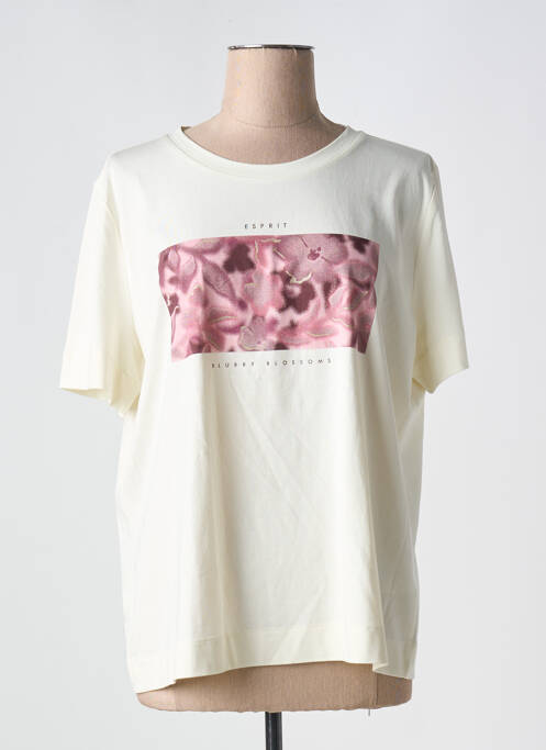 T-shirt beige ESPRIT pour femme