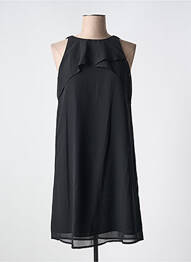 Robe mi-longue coupe fluide sans manche noir ESPRIT femme