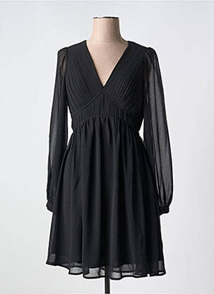 Robe courte manches longues manches longues noir ESPRIT femme
