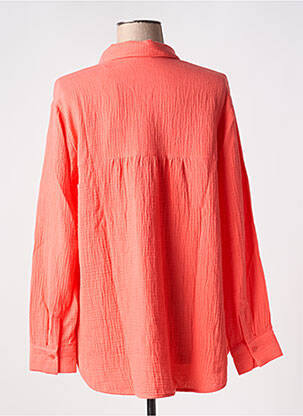 Tunique manches longues col chemisier orange ESPRIT femme