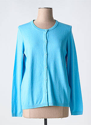 Gilet manches longues stretch bleu ESPRIT femme
