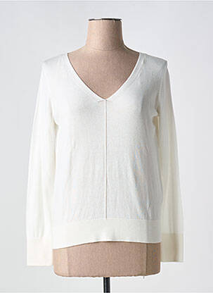Pull stretch manches longues blanc ESPRIT femme
