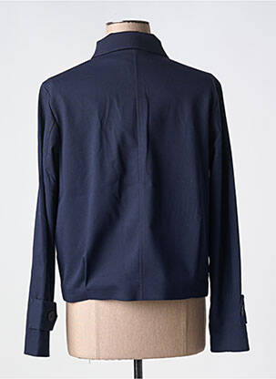 Veste casual coupe droite bleu ESPRIT femme