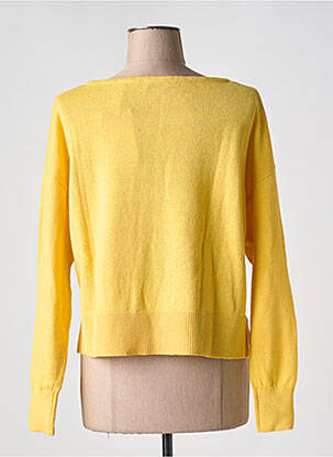 Pull col bateau manches longues jaune ESPRIT femme