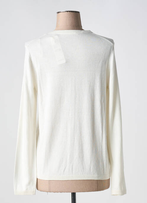 Gilet manches longues resserrée sur le bas beige ESPRIT femme