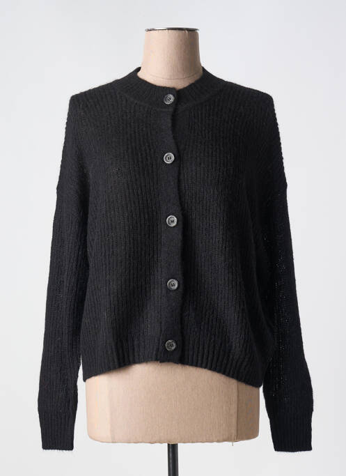 Gilet manches longues resserrée sur le bas noir ESPRIT femme