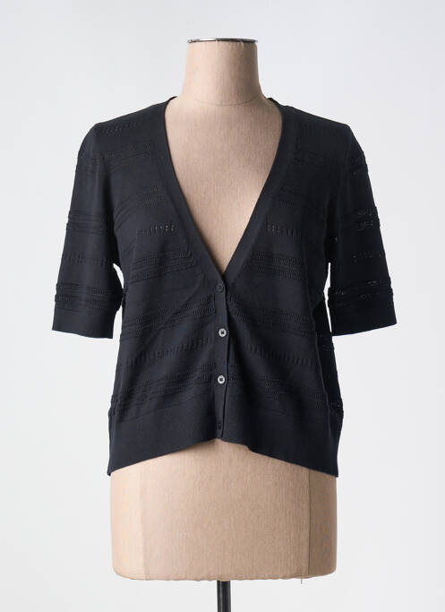 Gilet manches courtes noir ESPRIT pour femme