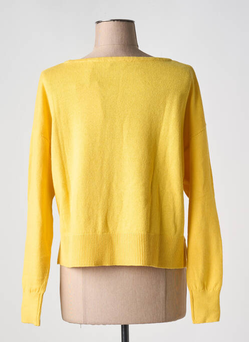 Pull col bateau manches longues jaune ESPRIT femme