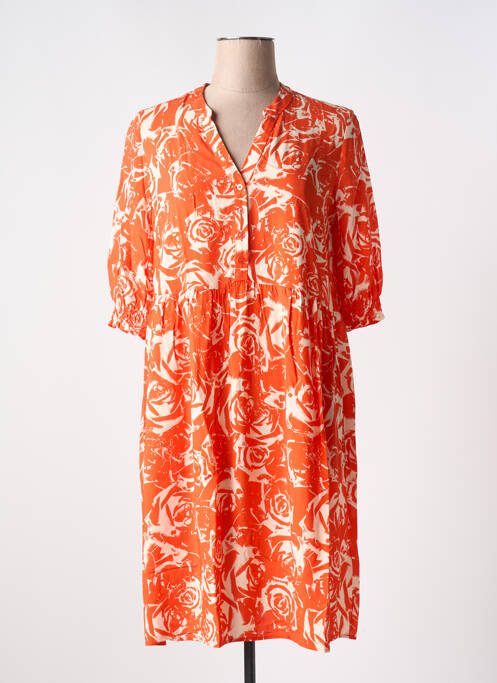Robe mi-longue orange ESPRIT pour femme
