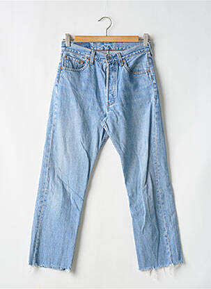 Jeans coupe droite taille haute taille haute bleu LEVI'S femme
