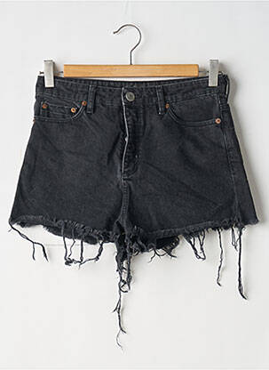 Short tissage denim taille haute noir SAMSOE & SAMSOE femme