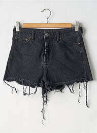 Short tissage denim taille haute noir SAMSOE & SAMSOE femme