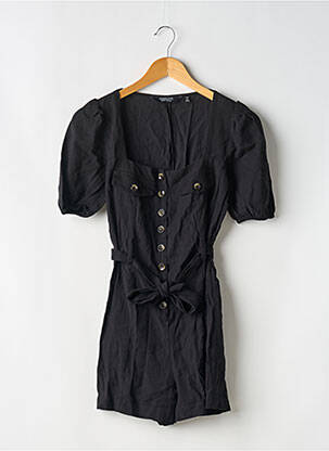 Combishort tissage crêpe manches courtes noir & OTHER STORIES femme