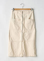 Jupe mi-longue beige DIVIDED H&M pour femme seconde vue