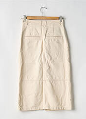 Jupe mi-longue beige DIVIDED H&M pour femme seconde vue