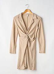 Robe courte beige H&M pour femme seconde vue