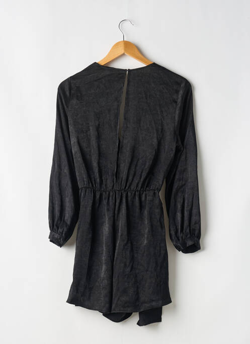 Combishort fermeture boutonnée au dos manches longues noir ZARA femme